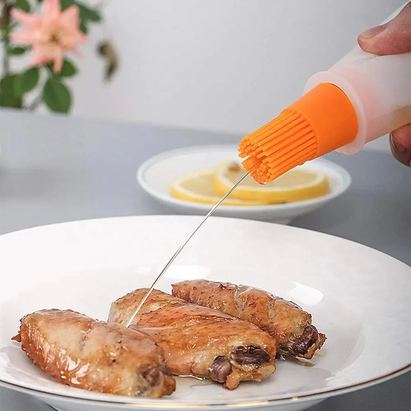 Pincel Silicone com Dosador Integrado