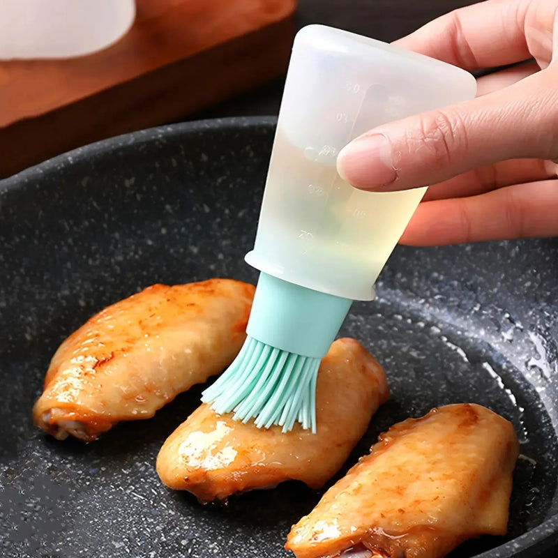 Pincel Silicone com Dosador Integrado